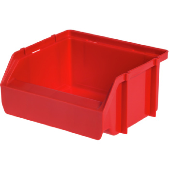 Caja de almacenamiento de polipropileno, tamaño 5, 90/68x102x49 mm, roja-Leer más