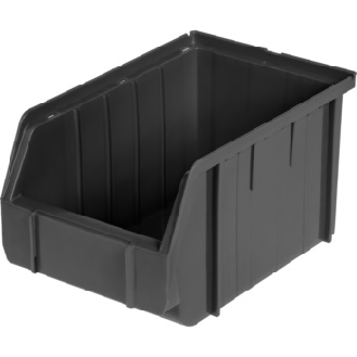Caja de almacenamiento de polipropileno, tamaño 3, 230/202x151x130 mm, gris-Leer más