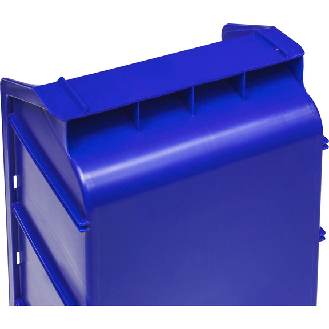 Caja de almacenamiento de polipropileno, tamaño 1, 489/440x305x185 mm, verde-Leer más