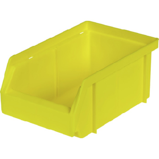 Caja de almacenamiento de polipropileno tamaño 4 161/140x106x75 mm amarilla-Leer más