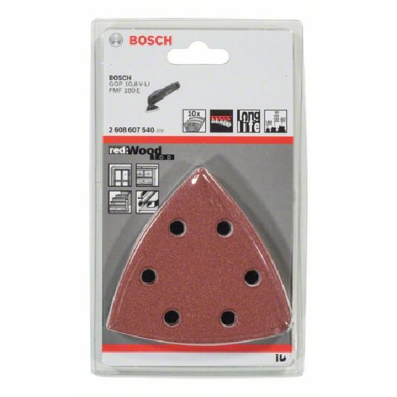 Schleifblatt C430, 93 mm, 60, 80, 100, 120, 180, 6 Löcher, Klett, 10er-Pack Schleifblatt C430, 93 mm, 60, 80, 100, 120, 180, 6 Löcher, Klett, 10er-Pack-Beschreibung lesen