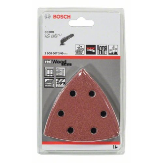 Schleifblatt C430, 93 mm, 60, 80, 100, 120, 180, 6 Löcher, Klett, 10er-Pack-Beschreibung lesen