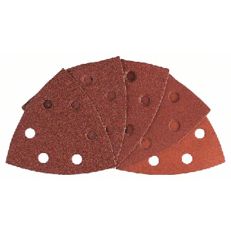 Schleifblatt C430, 93 mm, 60, 80, 100, 120, 180, 6 Löcher, Klett, 10er-Pack-Beschreibung lesen