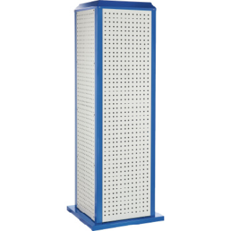 ToolTower RasterPlan fija, 2015x700x700 mm con 4 pan. perf. RAL 7035/5010-Leer más