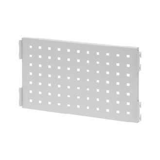Pared panel chapa met. perf. HK AnxAlt 955 x 650 mm RAL 7035 gris luminoso-Leer más