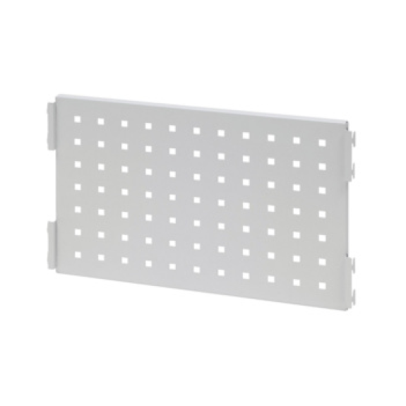 Pared panel chapa met. perf. HK AnxAlt 955 x 650 mm RAL 7035 gris luminoso-Leer más