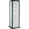 ToolTower RasterPlan fija, 2015x700x700 mm con 4 pan. perf. RAL 7035/7016