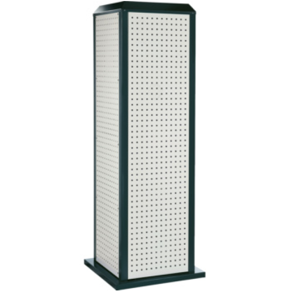 ToolTower RasterPlan fija, 2015x700x700 mm con 4 pan. perf. RAL 7035/7016-Leer más