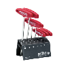 Juego destornilladores hexag. WIHA, 7 un., 2-8 mm, mango en T, soporte de talle Juego destornilladores hexag. WIHA, 7 un., 2-8 mm, mango en T, soporte de talle