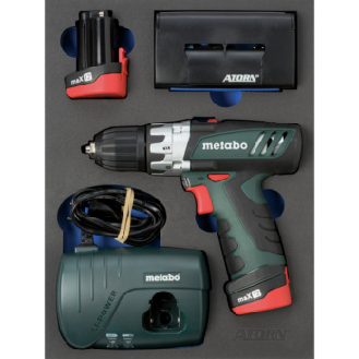 Inserto espuma dura ATORN equip. con taladro atornillador a batería + accesorio-Leer más