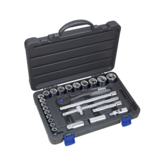Set de llaves dado ORION 1/2", 25 piezas, con matraca reversible-Leer más