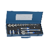 Set de llaves de dado ATORN de 1/2", 22 piezas, hexagonal Set de llaves de dado ATORN de 1/2", 22 piezas, hexagonal