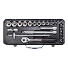 Llave de dado ORION, 1/2", 24 piezas, hexagonal 450x190x50 Llave de dado ORION, 1/2", 24 piezas, hexagonal 450x190x50
