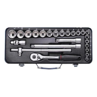 Llave de dado ORION, 1/2", 24 piezas, hexagonal 450x190x50-Leer más