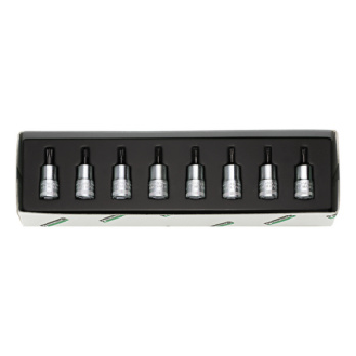 Destornillador STAHLWILLE, 8 piezas, 3/8" T 9 - T 40, tornillos TX internos-Leer más