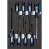 Inserto ORION equip. destorn. ranura Phillips AnxFxAlt 232x332x31 mm negro/gris