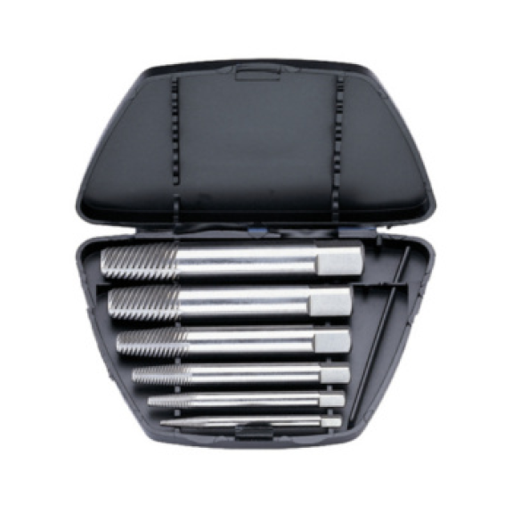 Juego de extractores de tornillos SCHRÖDER HI-TRAC, 6 piezas, M 4-M 24, en caja Juego de extractores de tornillos SCHRÖDER HI-TRAC, 6 piezas, M 4-M 24, en caja-Leer más