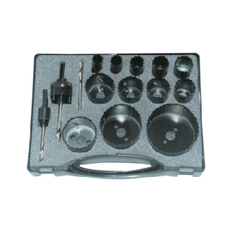 Juego de coronas perforadoras bimetal ATORN HSS, 15 unidades, diámetro 16-76 mm-Leer más
