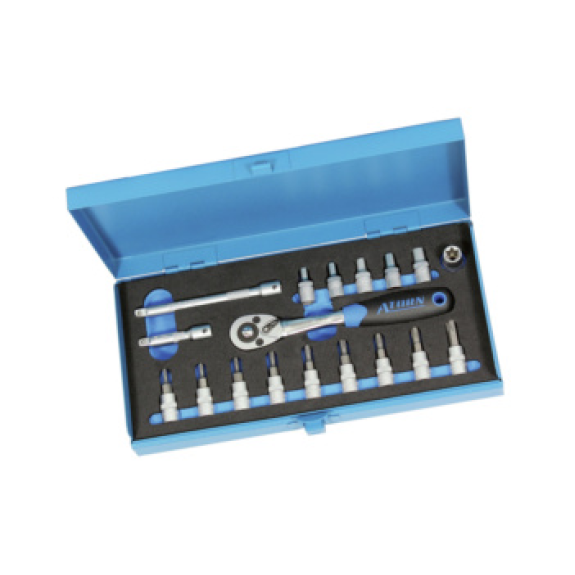 Ensemble de touches de dés 1/4 ", 18 pièces, TX 8 à 40 E-TX 4 à 10-Leggi tutto