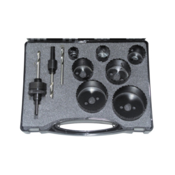 Juego de coronas perforadoras de bimetal ATORN HSS, 10 unidades, 22-68 mm-Leer más