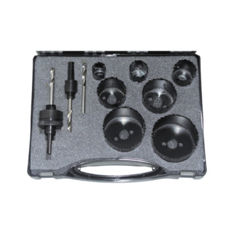 Juego de coronas perforadoras de bimetal ATORN HSS, 10 unidades, 22-68 mm-Leer más