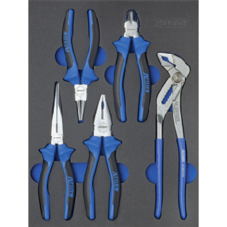 Inserto de espuma dura ATORN con conjunto de alicates, 345x260x30 mm-Leer más