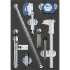Inserto ORION equip. con equipo medición AnxFxAlt 232x332x31 mm color negro/gri