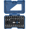 Caja de puntas ATORN TORSION 31 pzas, ranura, PH, PZ, hex. int., TX, con soport