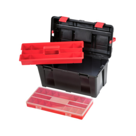 Vérification de l'outil de pararat de la promesse 400 x 190 x 210 mm, pp, noir-Leggi tutto