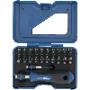 Caja puntas ATORN 32 piezas, ranura/PH/PZ/hex. int./TX, con soporte y empuñadur Caja puntas ATORN 32 piezas, ranura/PH/PZ/hex. int./TX, con soporte y empuñadur