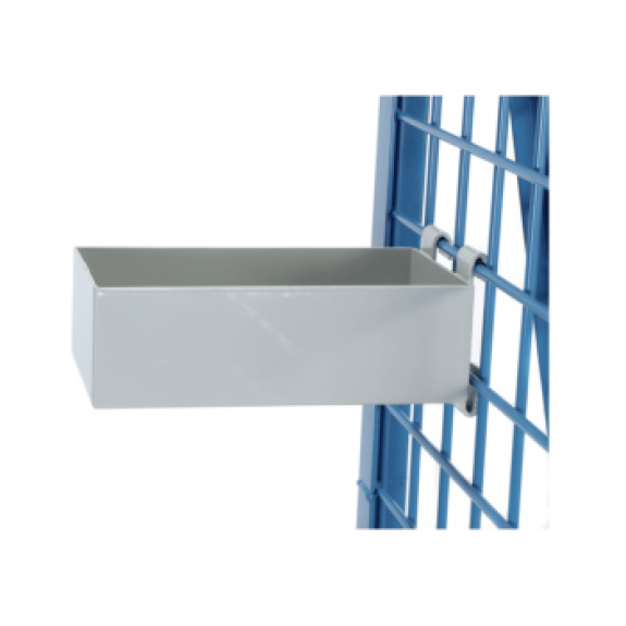 Caja de materiales 250x150x80 mm LxAnxAlt = 250x150x80 mm, carga 25 kg-Leer más