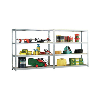 Est. gran cap. META SPEED-RACK AltxLxF 2970x1700x400mm galv. 4 est. aglom.