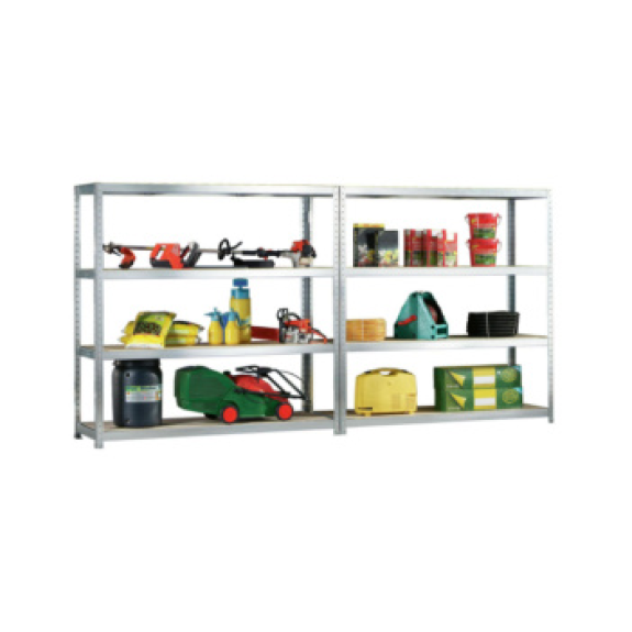 Est. gran cap. META SPEED-RACK AltxLxF 2970x1700x400mm galv. 4 est. aglom.-Leer más
