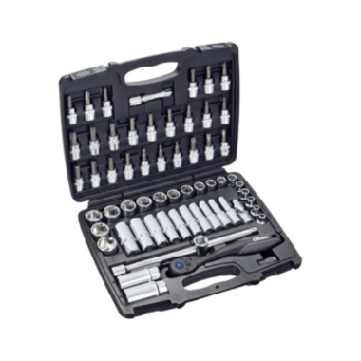 Set de llaves dado ORION 3/8", 61 piezas, con matraca reversible-Leer más