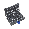 Set de llaves dado ORION 1/4 pulg., 46 piezas, con matraca p. puntas reversible