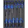 Inserto de espuma dura ATORN con juego de destornilladores TX, 345x260x30 mm