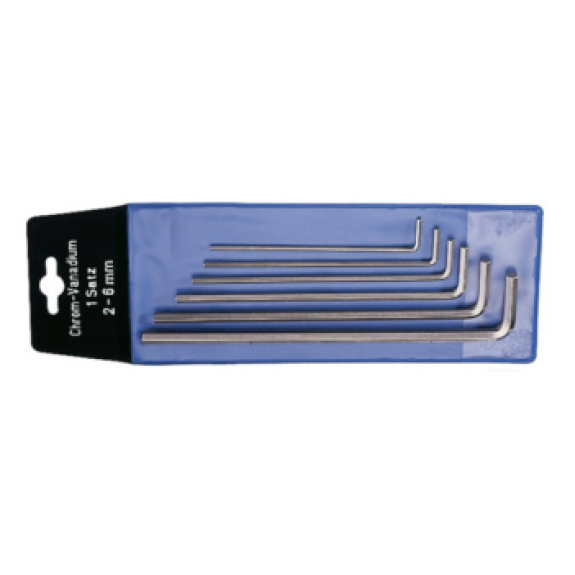 Juego destornill. hex. ATORN, 8 pzas, 2-10 mm, largo, suministrado en una bolsa-Leer más