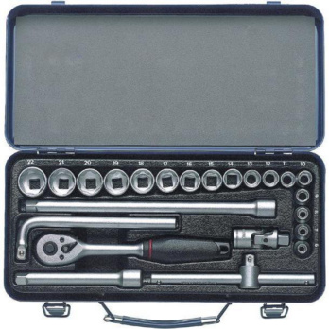 Llave de dado ORION, 3/8", 23 piezas, hexagonal-Leer más