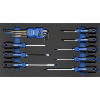 Inserto de espuma dura ATORN con conjunto destornilladores, 265x490x30 mm