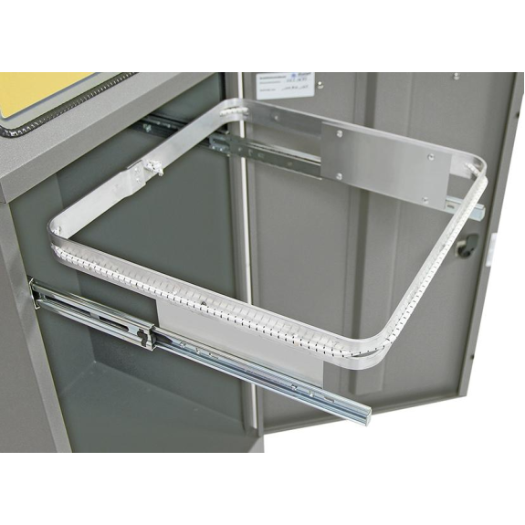 Módulo de sep. de residuos Vario 45 alum. gris ProSlide-T 800 x 400 x 380 mm-Leer más