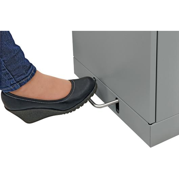 Módulo de sep. de residuos Vario 45 alum. gris ProSlide-T 800 x 400 x 380 mm-Leer más
