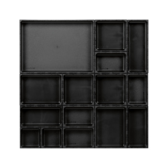 Sist. organ. AQURADO 16 un. dimen. alfom. AnxF 576 x 576 mm, cajas 48 mm altura-Leer más