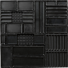 Sist. organ. AQURADO 21 un. dimen. alfom. AnxF 576 x 576 mm, cajas 24 mm altura Sist. organ. AQURADO 21 un. dimen. alfom. AnxF 576 x 576 mm, cajas 24 mm altura