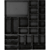 Sist. organ. AQURADO 25 un. dimen. alfom. AnxF 696 x 576 mm, cajas 48 mm altura Sist. organ. AQURADO 25 un. dimen. alfom. AnxF 696 x 576 mm, cajas 48 mm altura