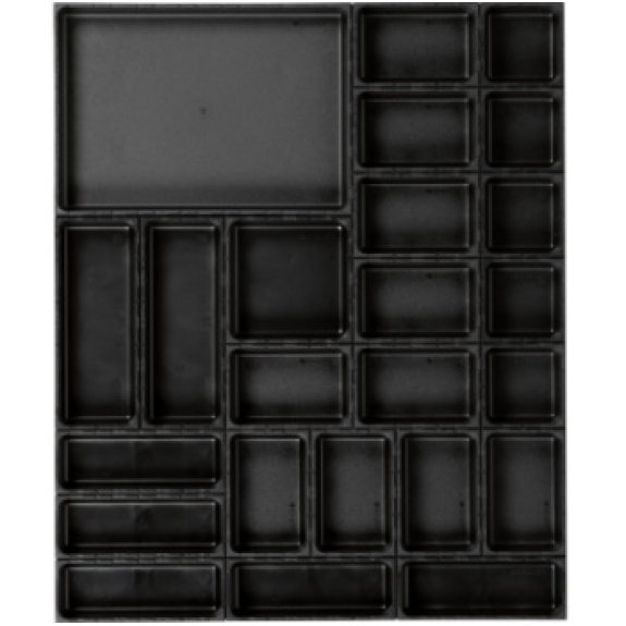 Sist. Organe. Aquura 25 a. Dimen. Alfom. ANXF 696 x 576 mm, boîtes de 48 mm de hauteur-Leggi tutto
