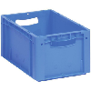 Contenedor apilable Euronorm 300 x 200 x 120 mm rojo sin cubierta