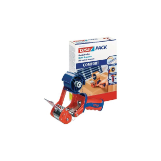 Dérouleur manuel Comfort 6400 métal rouge/bleu pour largeur de bande 50 mm 1,00 PCE-Lire la description