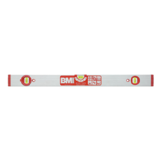 Nivel de burbuja de aluminio BMI con tubo de burbuja angular, longitud 1000 mm-Leer más