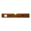 Nivel de burbuja de madera dura BMI, longitud 300 mm