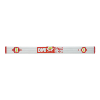 Nivel de burbuja de aluminio BMI con tubo de burbuja angular, longitud 400 mm